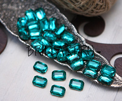 октагон 14х10 мм "emerald", кристаллы