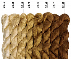 шелковая нить 38.6 (~20 м), шелковые нитки