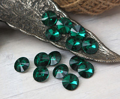 риволи  14 мм "emerald" premium, риволи (rivoli)