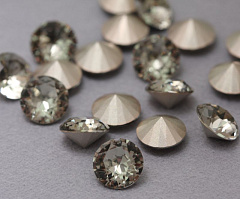 шатон ss39 (8,15-8,40 мм) "black diamond" premium br, шатон (chaton)