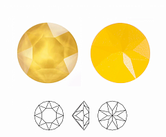 шатон swarovski ss39 "buttercup" с мелкими дефектами, кристаллы swarovski и preciosa с мелкими дефектами