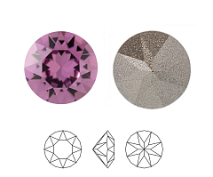 шатон swarovski ss39 "iris"  с мелкими дефектами, кристаллы swarovski и preciosa с мелкими дефектами