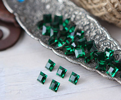 квадрат 8х8 мм "emerald" premium, кристаллы premium