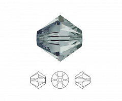 5328 биконус 3 мм "black diamond" (5 шт), биконусы